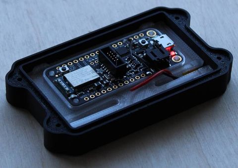 Enclosure front view